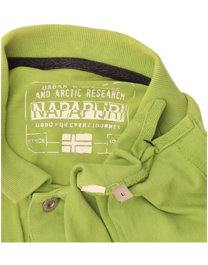Polo da uomo Napapijri grande verde