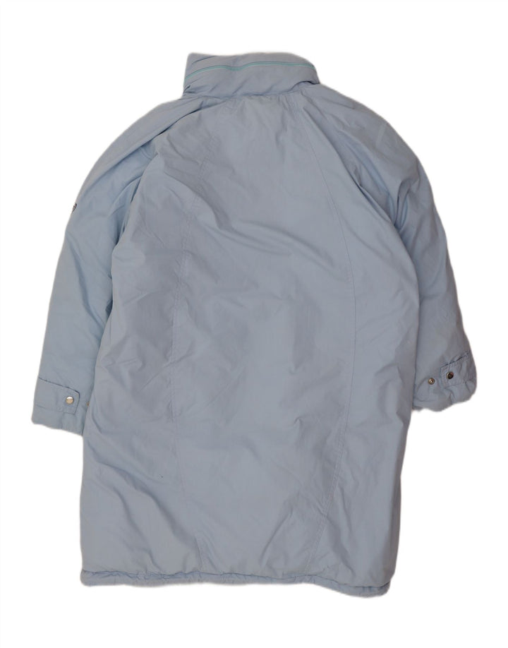 Cappotto imbottito oversize da donna vintage EU 42 grande blu