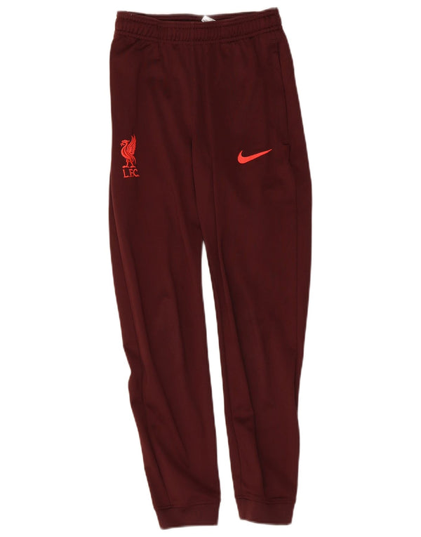 Pantaloni da tuta Nike Liverpool da ragazzo, pantaloni da jogging, 10-11 anni, bordeaux medio