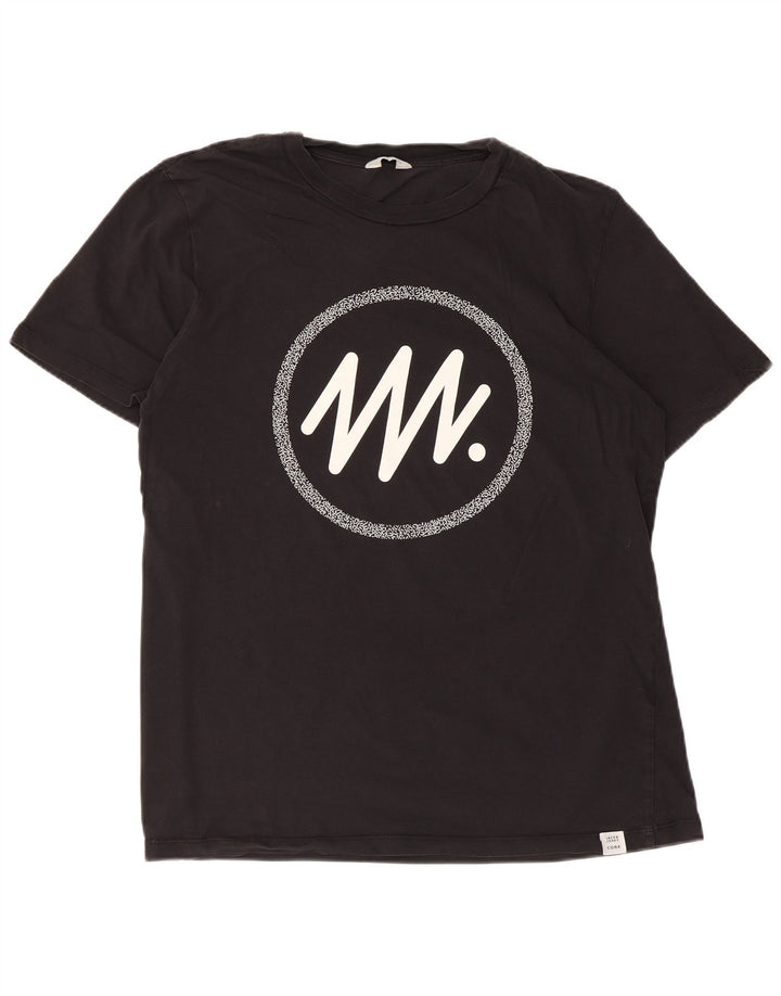 T-shirt grafica da uomo Jack & Jones Top XL Nera