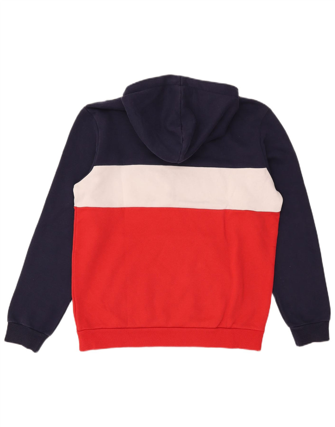 Felpa con cappuccio grafica da uomo Puma Medium Red Colourblock