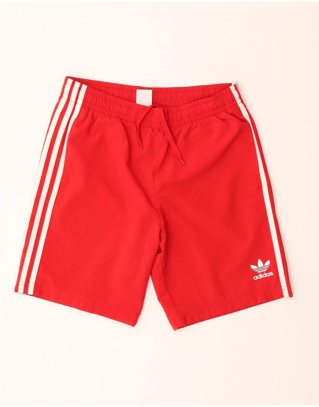 Pantaloncini sportivi Adidas da bambino 13-14 anni in poliestere rosso