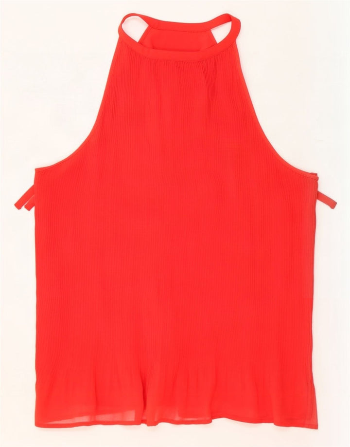 Top alla caviglia da donna Zara UK 12 rosso medio
