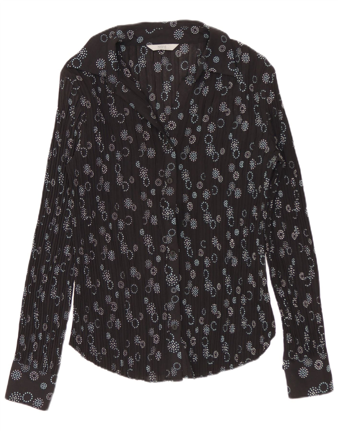 Camicetta da donna Marks & Spencer UK 8 Small Poliestere geometrico nero