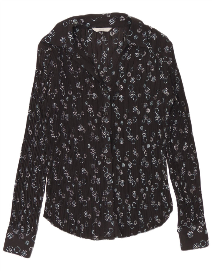 Camicetta da donna Marks & Spencer UK 8 Small Poliestere geometrico nero