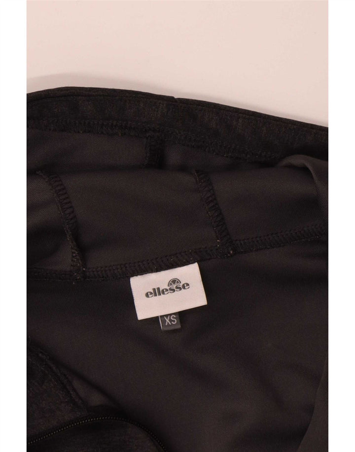 Maglione con cappuccio e zip da uomo Ellesse XS poliestere grigio
