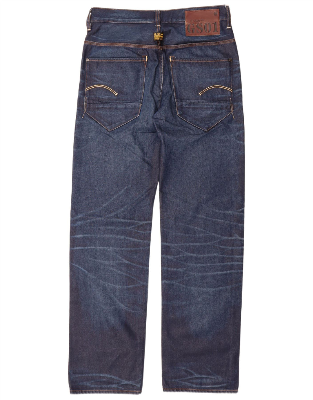 Jeans dritti da uomo G-STAR W31 L34 cotone blu navy