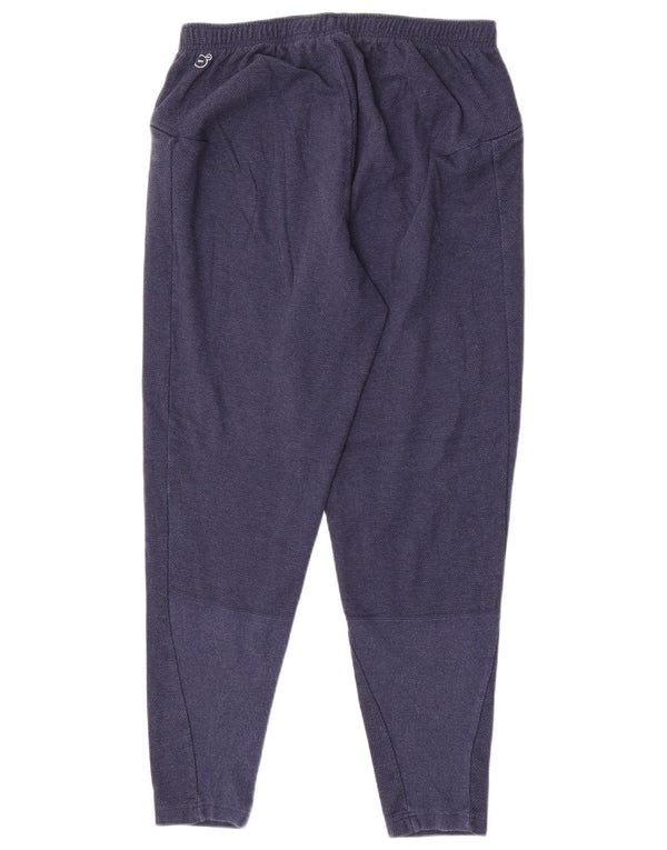 Pantaloni da tuta Puma Italia da uomo di grandi dimensioni in cotone blu navy