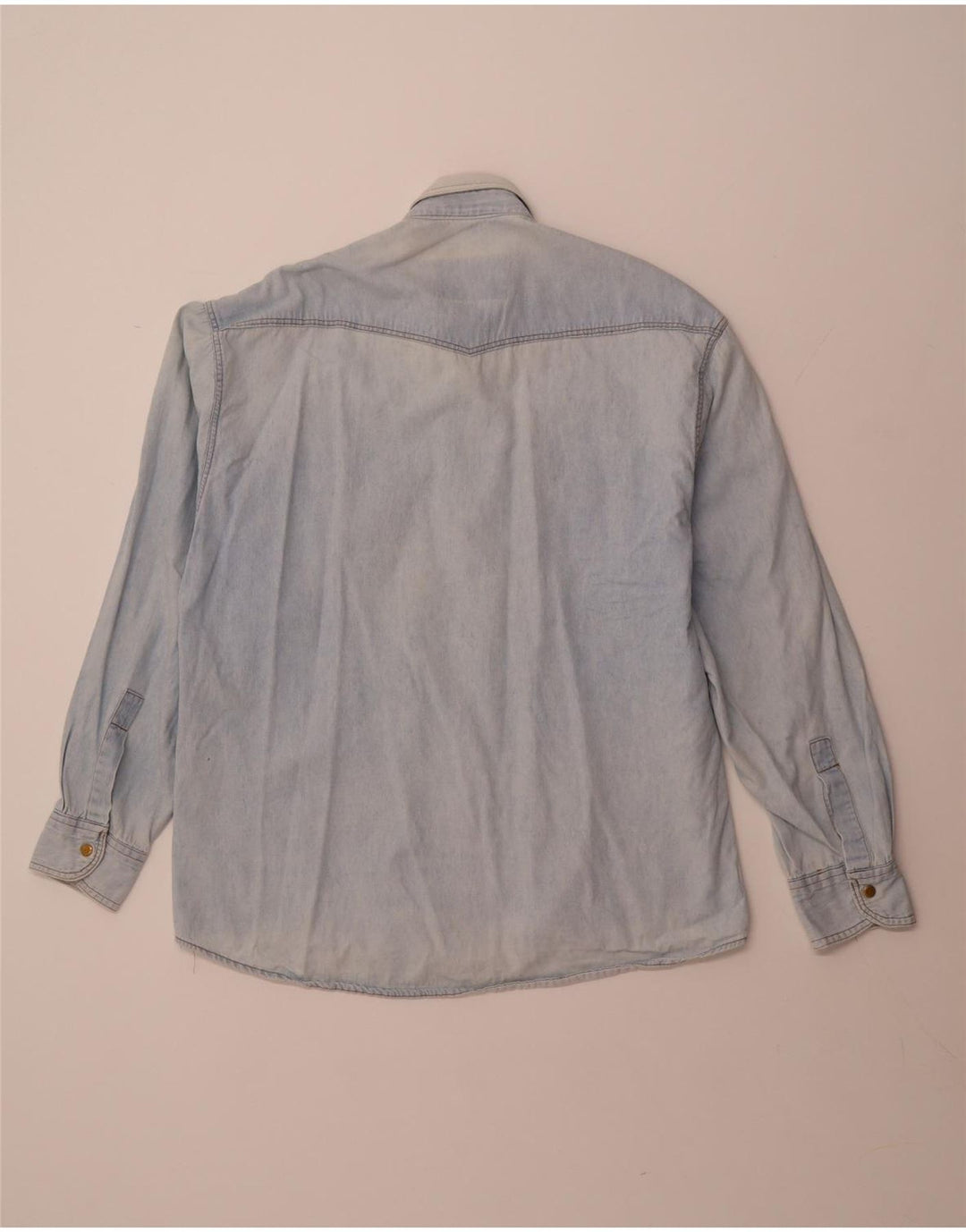 Camicia di jeans da uomo VINTAGE blu medio