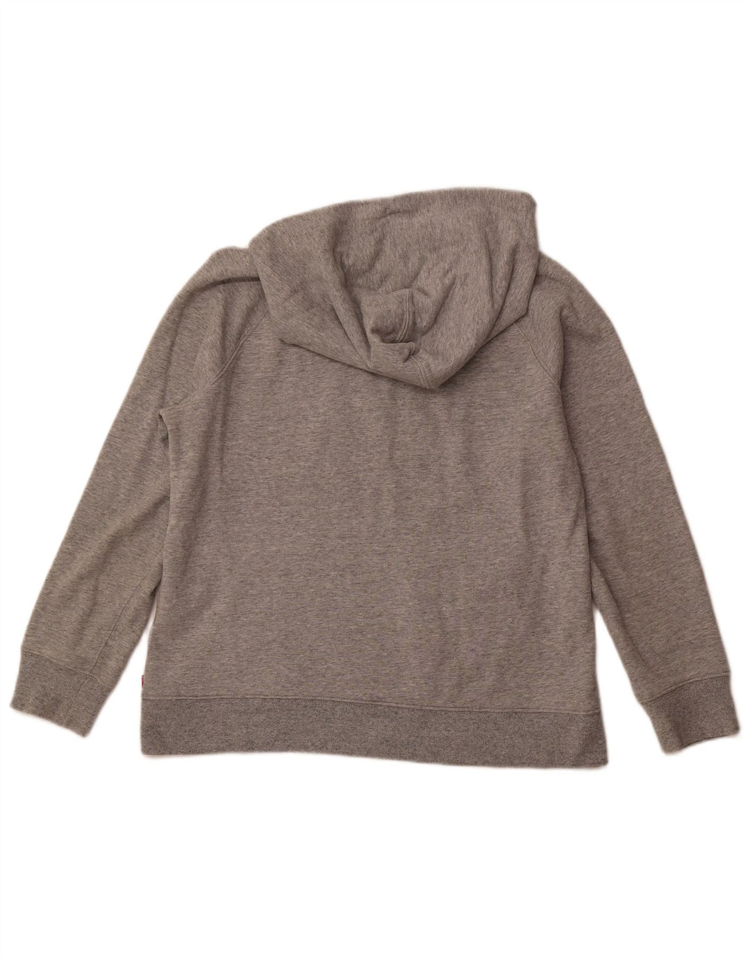 Maglione con cappuccio grafico da donna LEVI'S UK 14 Cotone screziato grigio medio