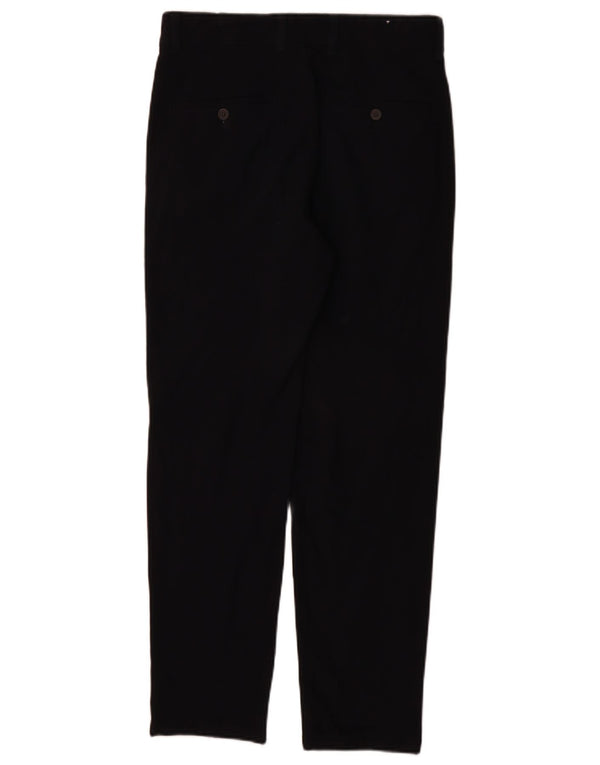 Pantaloni chino affusolati da uomo Zara EU 36 XS W29 L29 poliestere blu navy