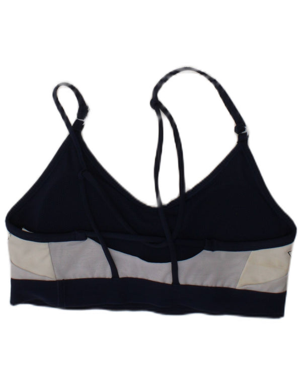 Nike - Canotta grafica imbottita da donna, piccola, blu navy, color block, sportiva