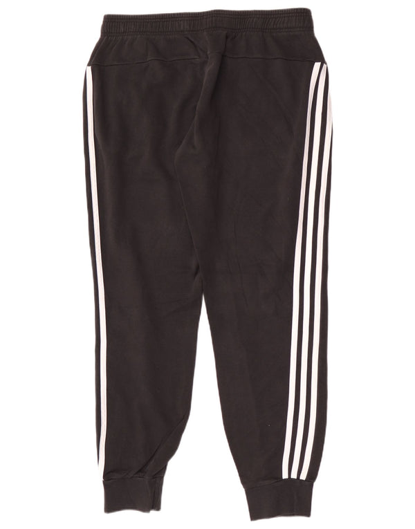 Pantaloni da tuta da donna Adidas Joggers UK 16/18 Large Nero Cotone