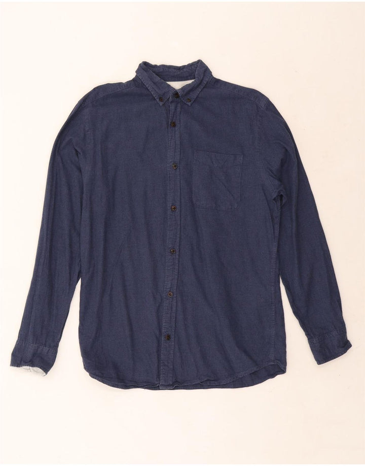 Camicia da uomo Jack & Jones in cotone blu navy medio