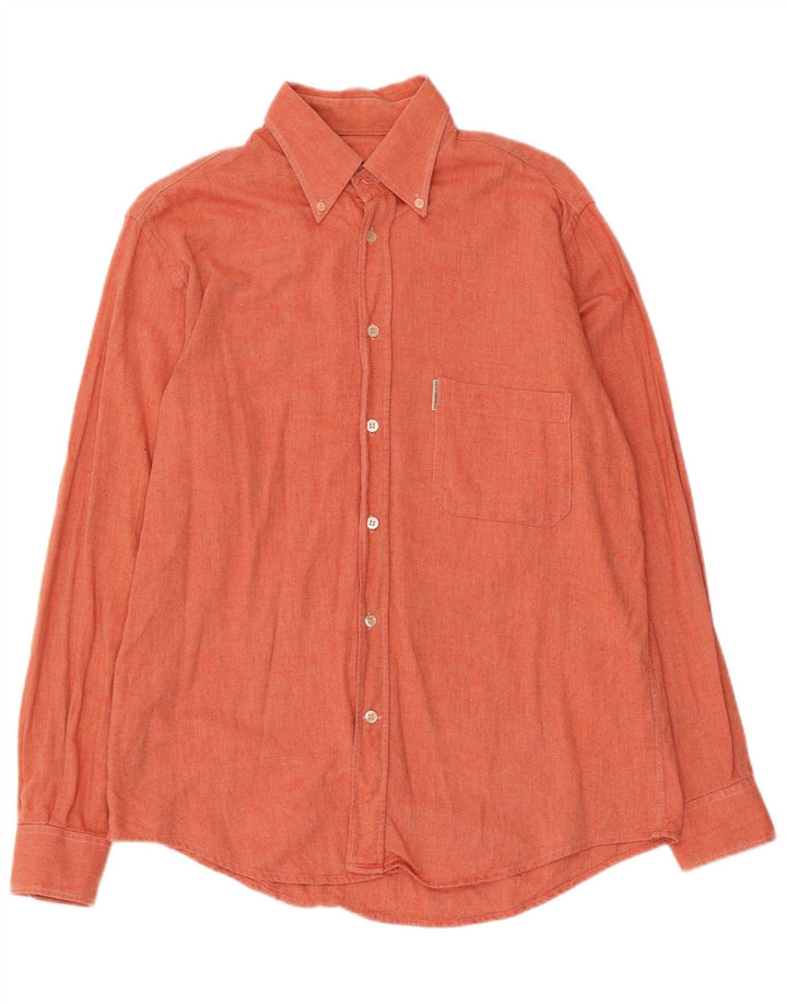 Camicia Trussardi Uomo Cotone Arancio Medio