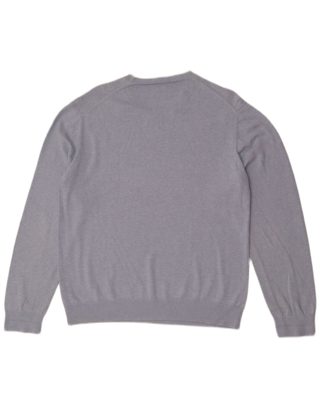 Maglione maglione girocollo da uomo French Connection grande cotone blu