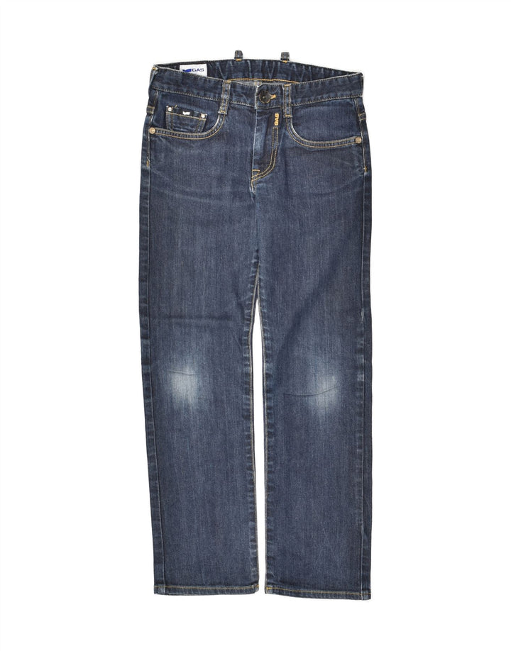 GAS Girls Straight Jeans 7-8 Years W24 L24 Blue Cotton | Vintage Gas | Thrift | Second-Hand Gas | Used Clothing | Messina Hembry 