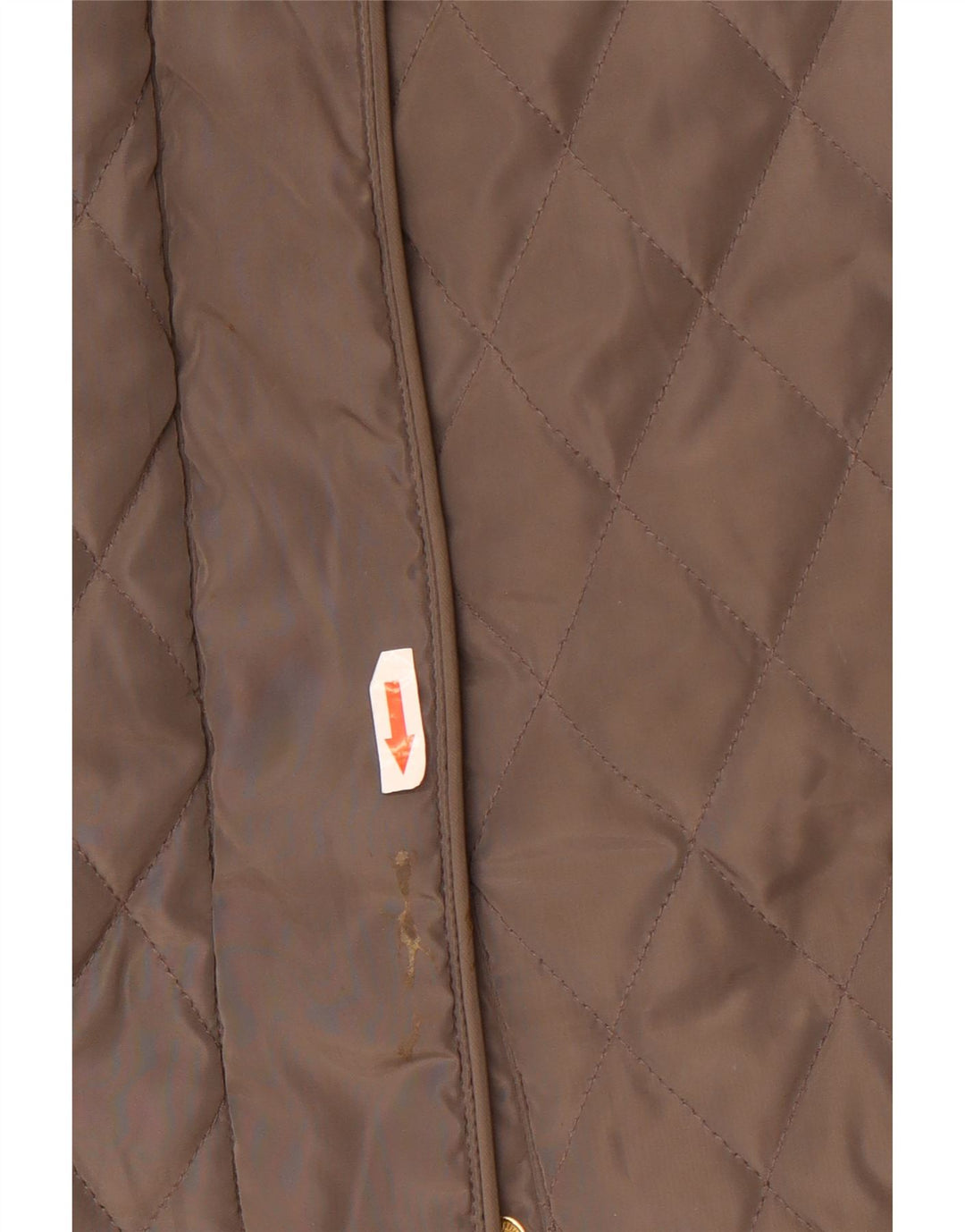 Giacca trapuntata da donna Michael Kors UK 18 XL poliestere marrone