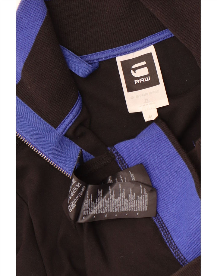 Giacca da ginnastica grafica da donna G-Star UK 12 cotone nero medio