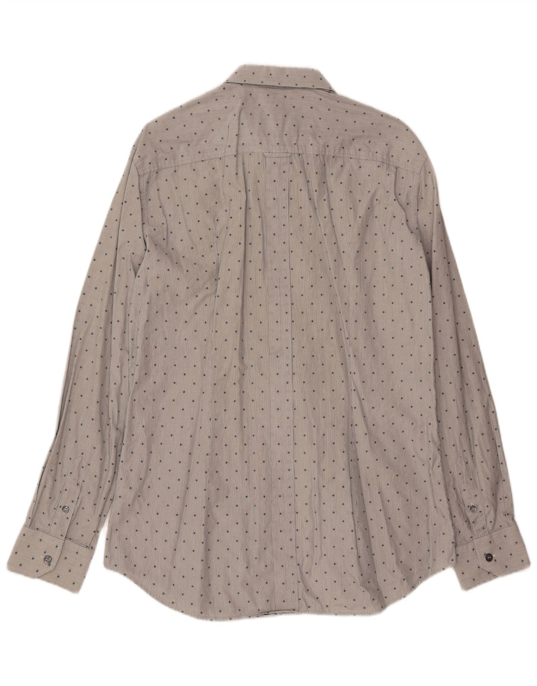 DOLCE & GABBANA Camicia BRAD da uomo in cotone maculato grigio medio