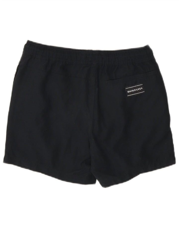 Pantaloncini da bagno Quiksilver per ragazzi 11-12 anni medio poliestere nero