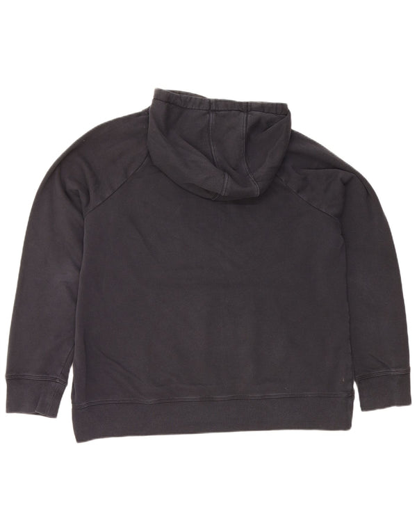 Felpa con cappuccio grafica da donna Under Armour UK 16 Large in cotone blu navy