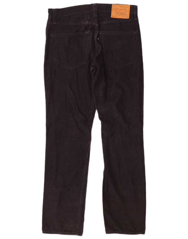 Pantaloni Levi's da uomo 511 slim in velluto a coste W30 L30 cotone nero