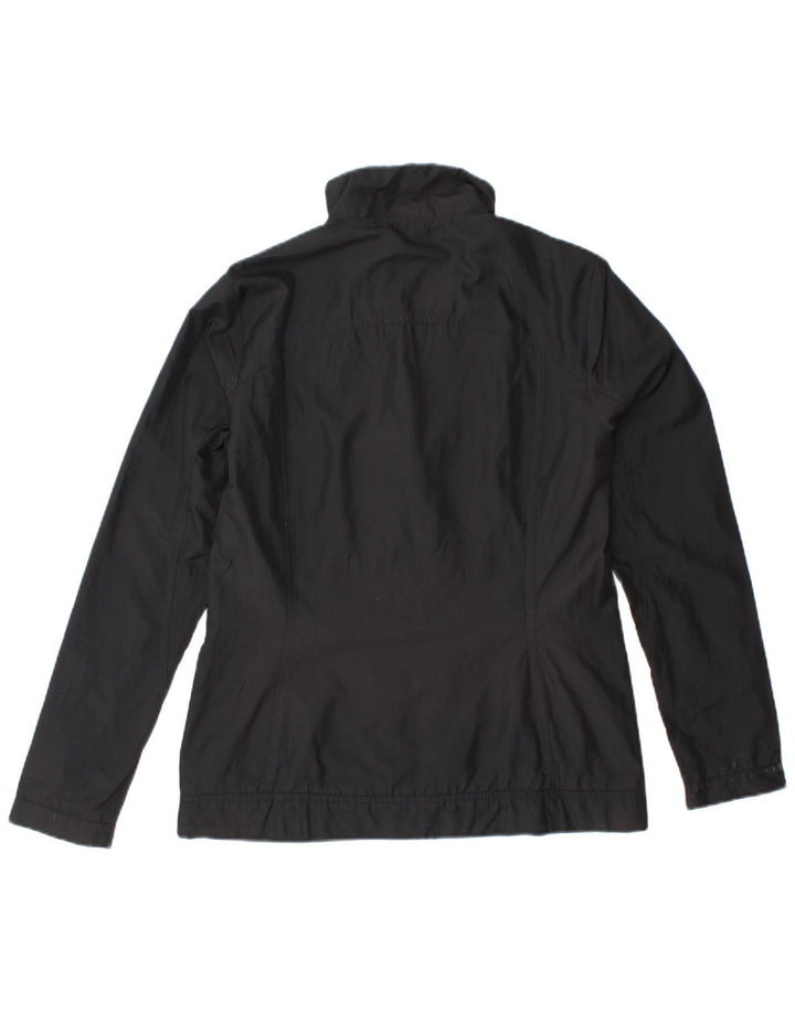 Giacca da tuta da donna ADIDAS UK 10 piccola poliestere nero