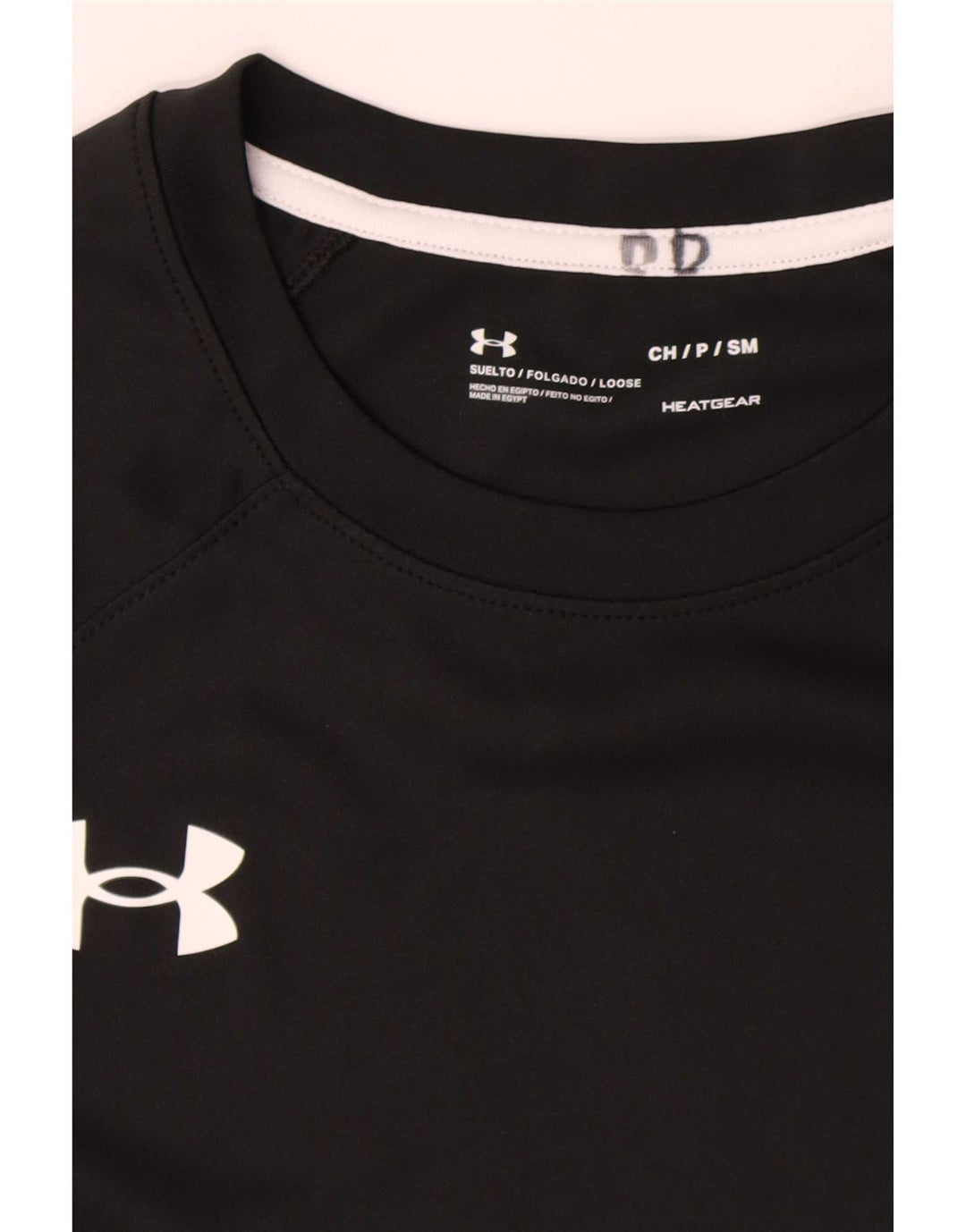 Maglietta Under Armour da uomo Heat Gear Top piccola in poliestere nero