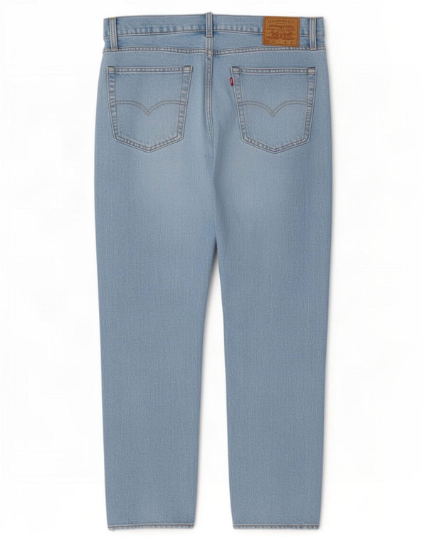 Levi's Uomo 502 Jeans affusolati effetto consumato W36 L28 Cotone blu