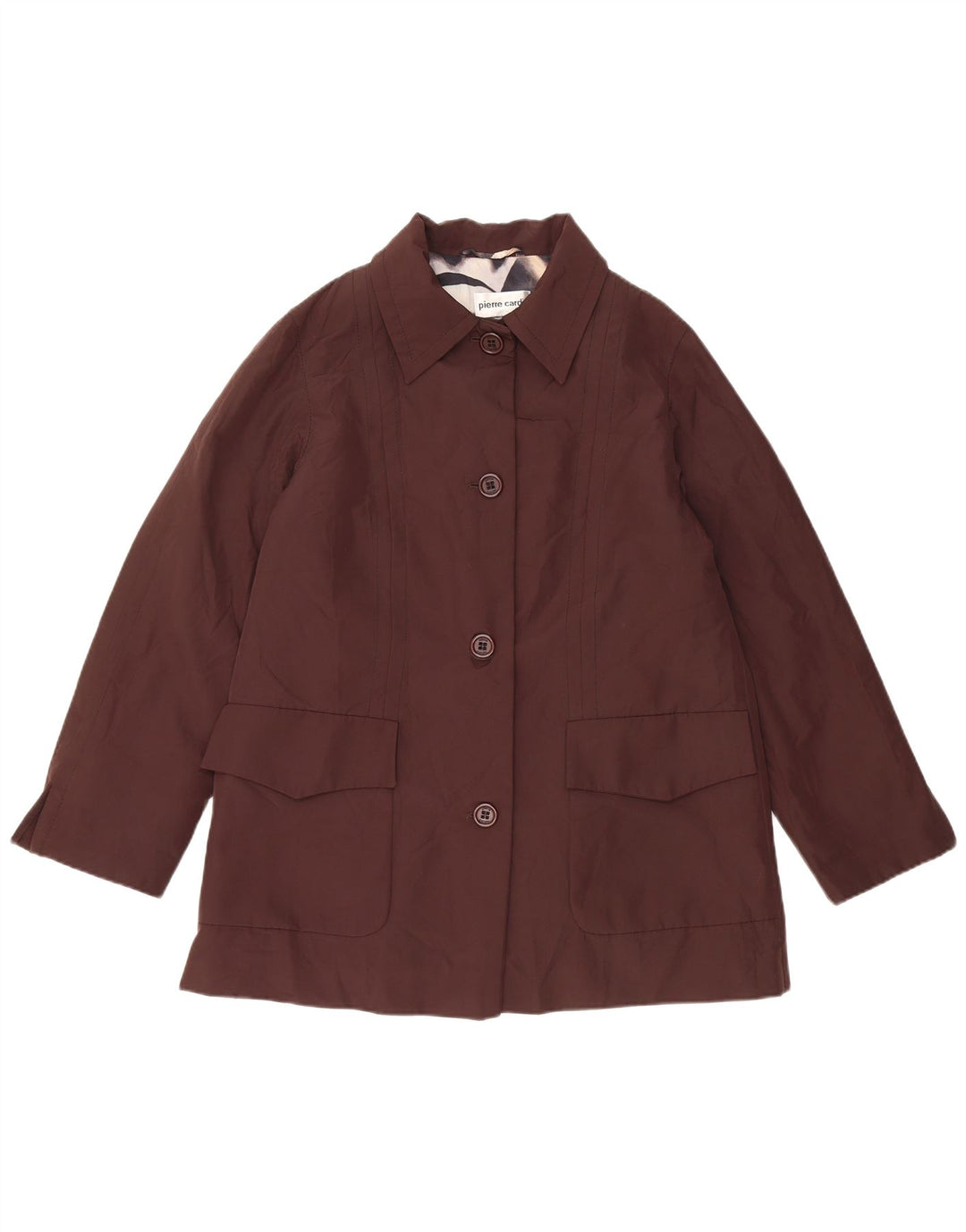 Giacca blazer a 4 bottoni da donna Pierre Cardin UK 14 Marrone medio