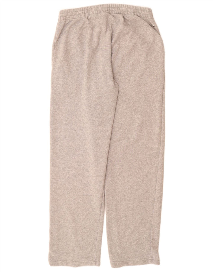 Pantaloni da tuta da uomo Adidas in cotone mélange grigio medio