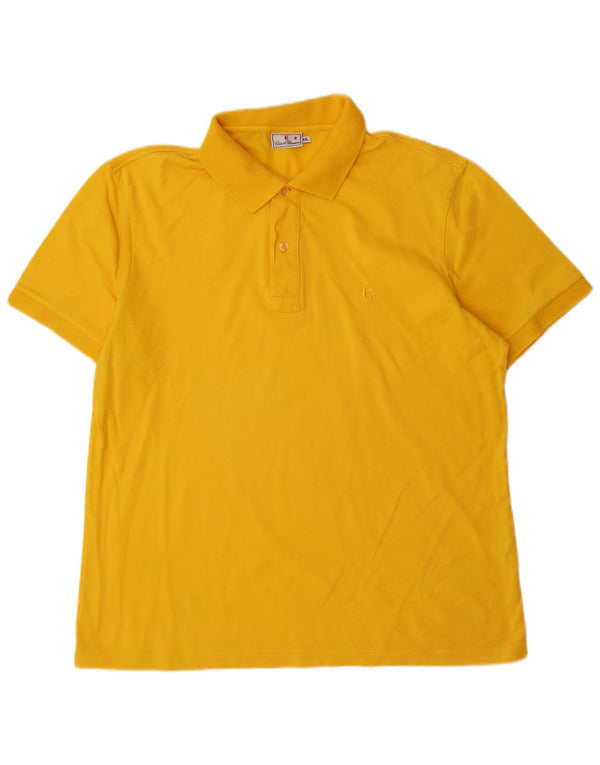 Polo da uomo Conte of Florence 2XL in cotone giallo