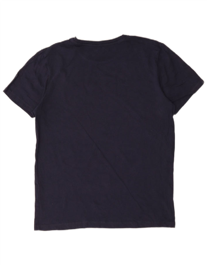 Jack & Jones T-shirt da uomo Top Large in cotone blu navy