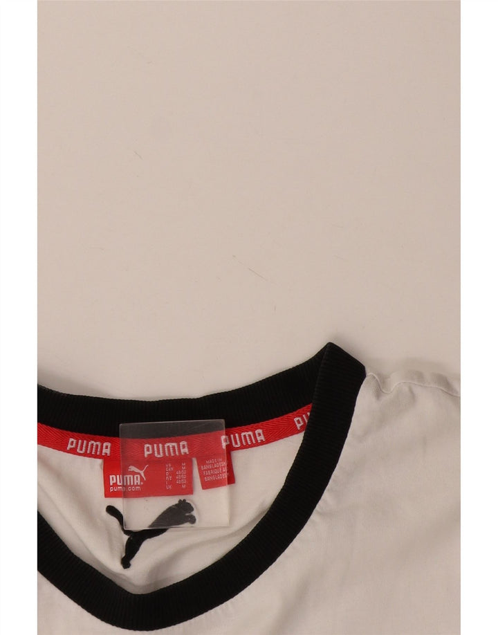 T-shirt grafica da uomo Puma Top bianca media