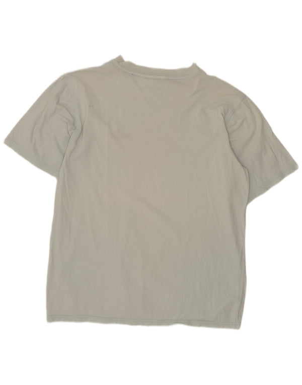 T-shirt regolare da uomo a maniche corte Puma in cotone blu medio