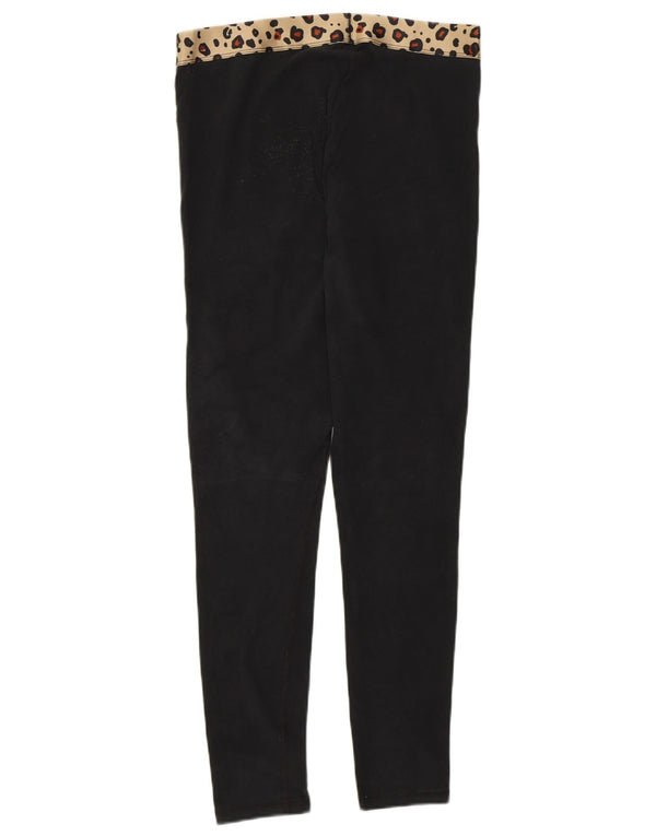 Leggings grafici da donna Champion UK 12 stampa animalier media nera