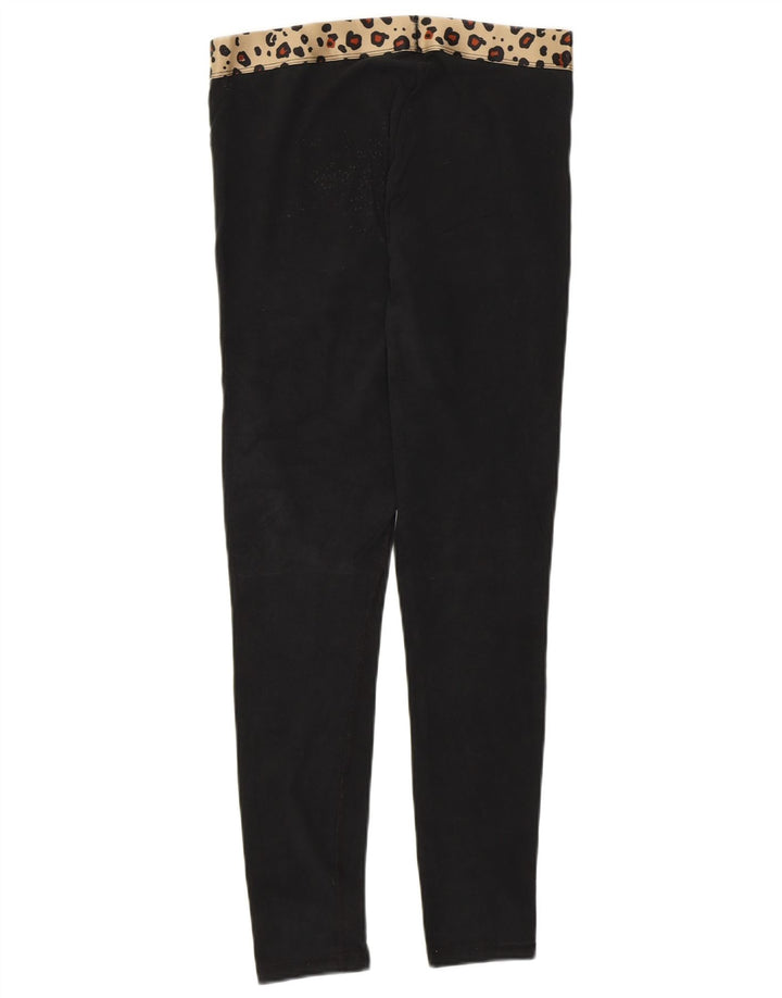 Leggings grafici da donna Champion UK 12 stampa animalier media nera