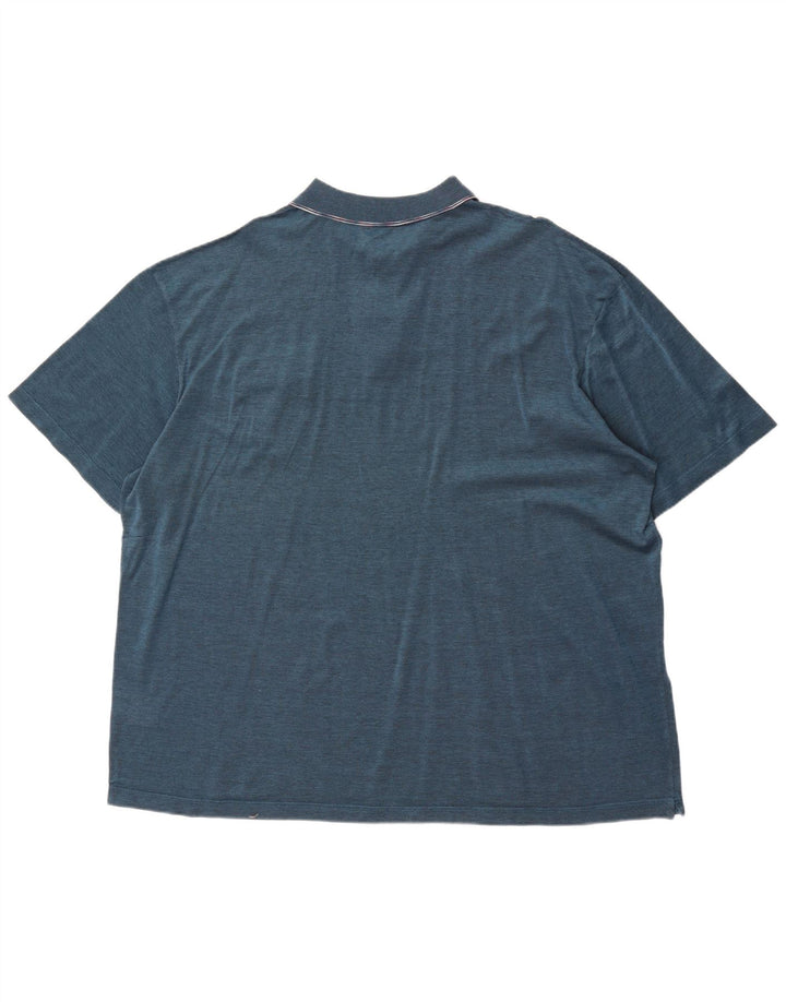 Polo da uomo Missoni Sport 2XL in cotone blu