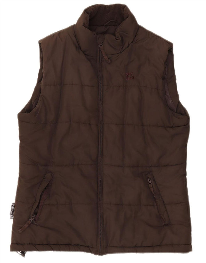 Gilet imbottito da donna Mountain Essentials UK 12 Poliestere marrone medio