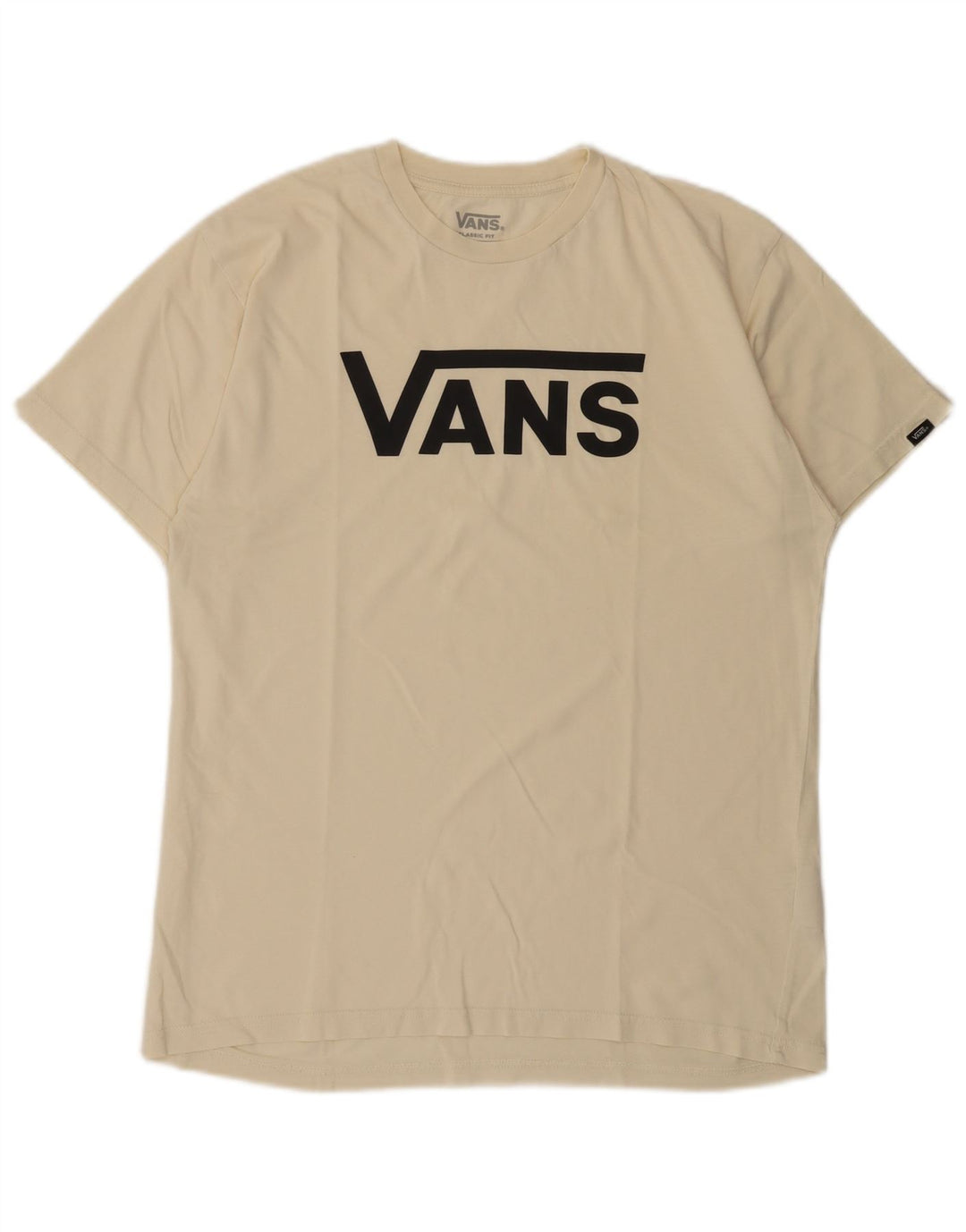 T-shirt grafica da uomo con vestibilità classica di Vans, cotone bianco sporco medio