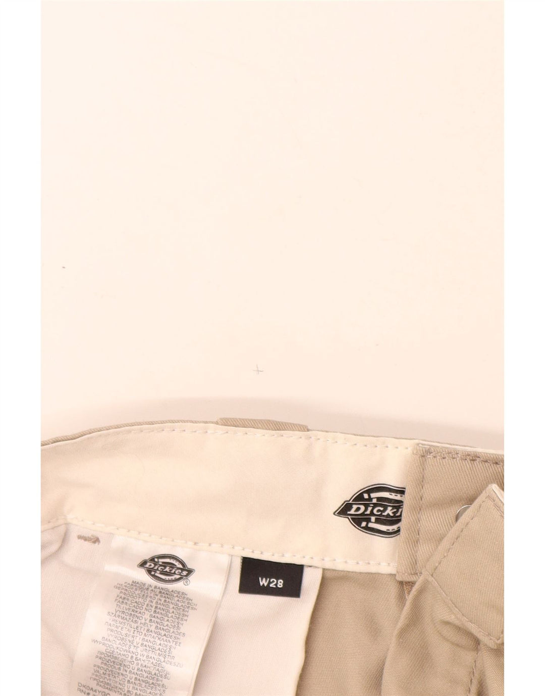 DICKIES Pantaloni chino dritti da uomo W28 L31 Poliestere beige