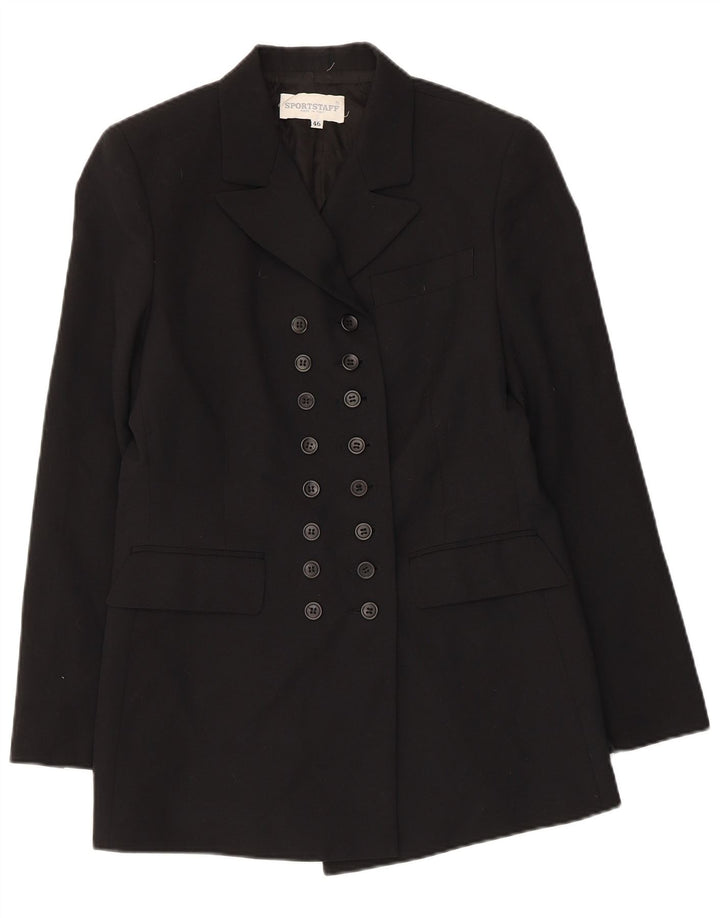 Giacca blazer doppiopetto da donna SPORTSTAFF IT 46 Large Nera