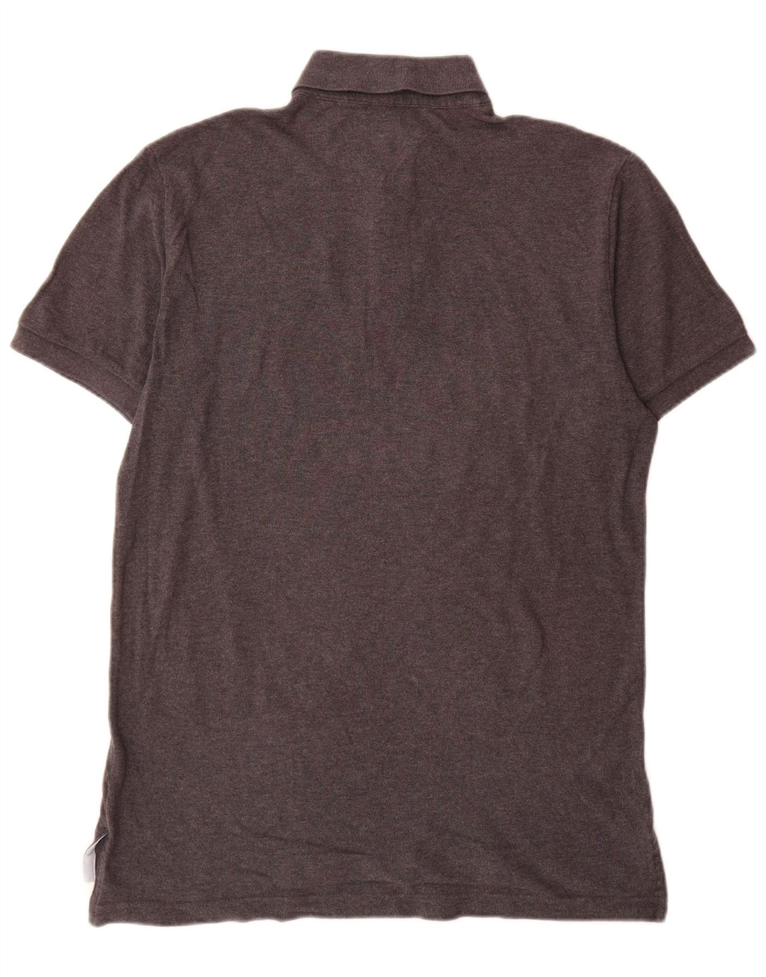 Polo da uomo Tommy Hilfiger in cotone grigio medio