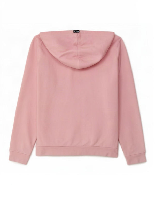 Felpa con cappuccio con zip grafica Adidas per ragazze 11-12 anni Rosa