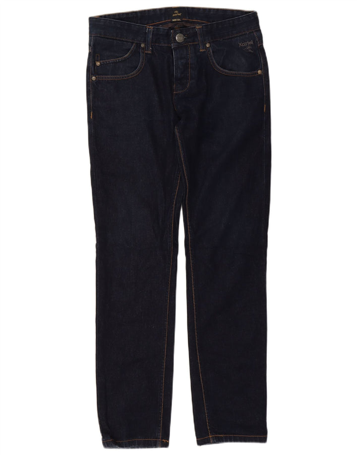 Jeans dritti da uomo KARTEL W30 L32 in cotone blu navy