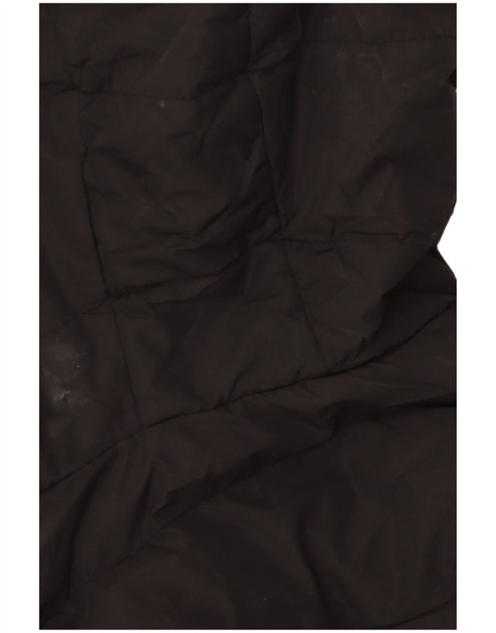 Giacca imbottita con cappuccio corta da donna SUPERDRY UK 12 poliestere nero medio