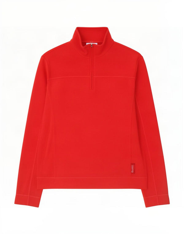 Maglione in pile da donna con collo e zip Champion UK 18 XL poliestere rosso