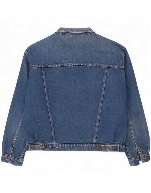 Giacca di jeans vintage da uomo UK 40 Large Blu