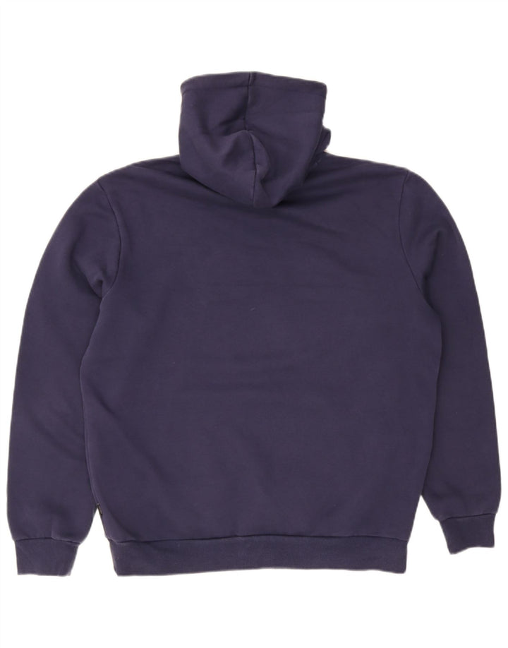 Felpa con cappuccio da uomo Puma media blu navy